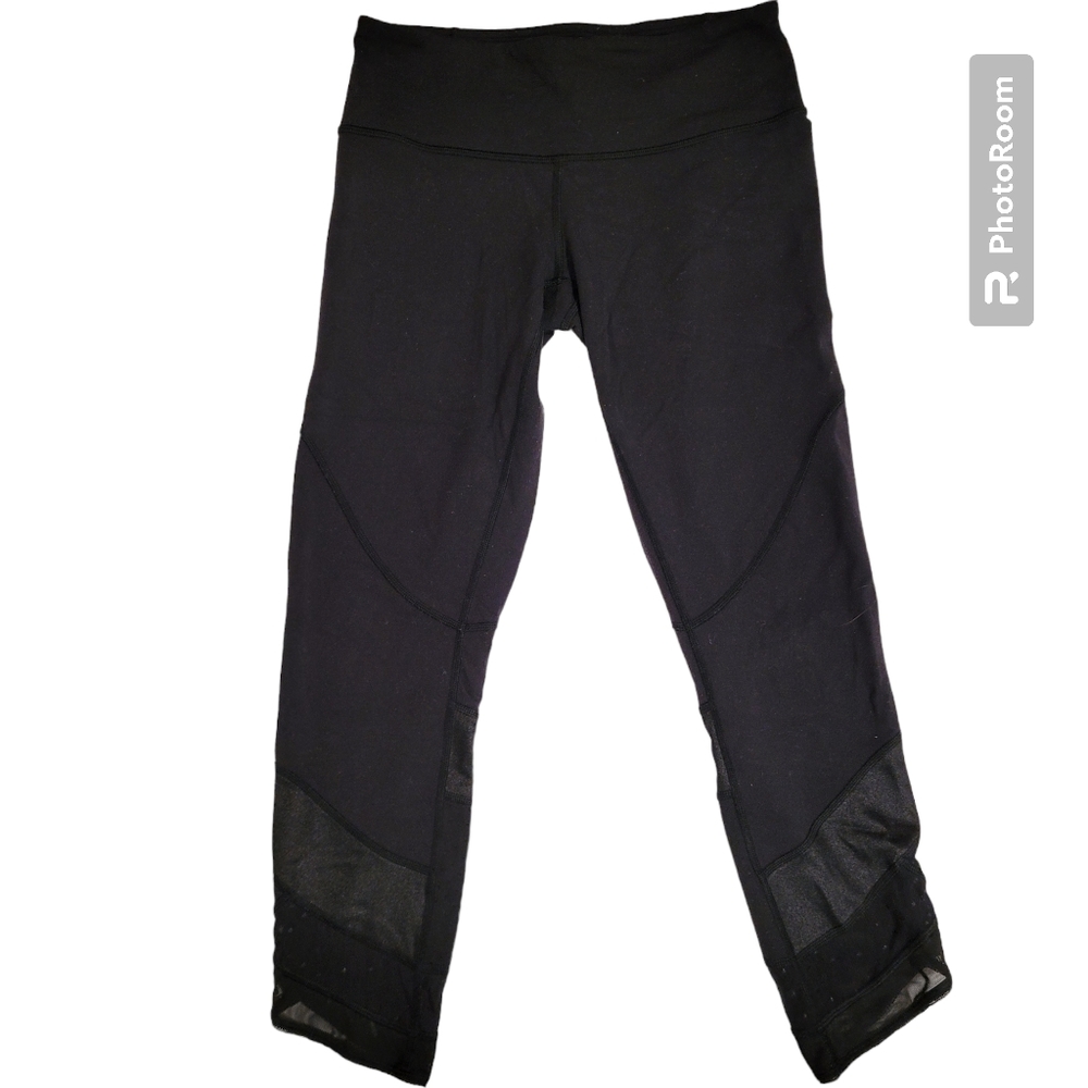 Lululemon Crop Leggings Black Size 6